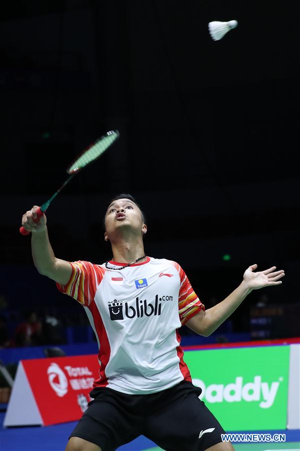 (SP)CHINA-NANNING-BADMINTON-TOTAL BWF SUDIRMAN CUP 2019-INDONESIA VS ENGLAND (CN)