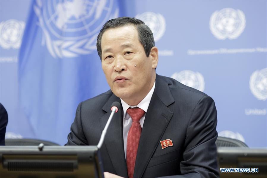 UN-DPRK-ENVOY-PRESS CONFERENCE