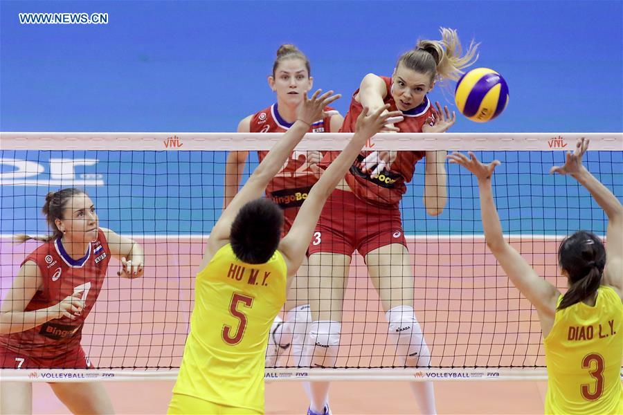 (SP)BRAZIL-BRASILIA-VOLLEYBALL-NATIONS LEAGUE-CHINA VS RUSSIA