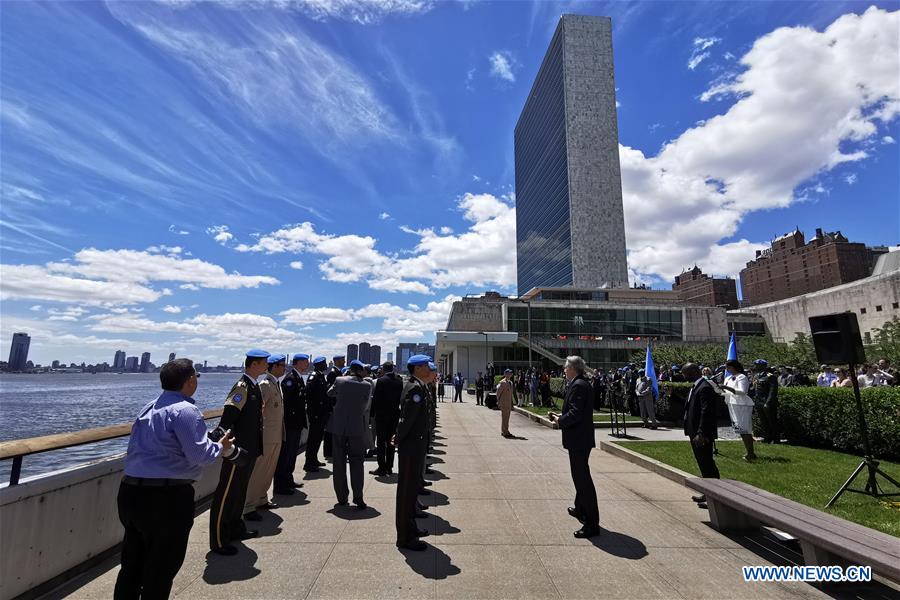 UN-PEACE KEEPING MEDAL-AWARDING CEREMONY