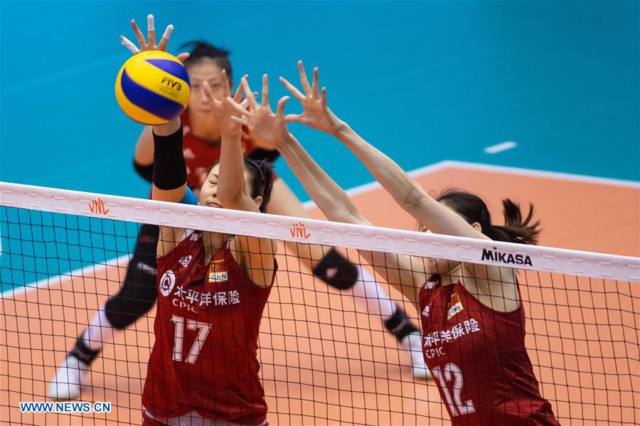 (SP)CHINA-MACAO-VOLLEYBALL-NATIONS LEAGUE-CHN VS THA