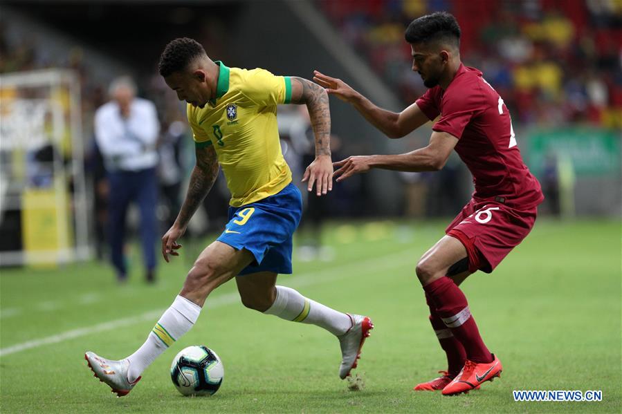 (SP)BRAZIL-BRASILIA-SOCCER-FRIENDLY MATCH-BRAZIL VS. QATAR