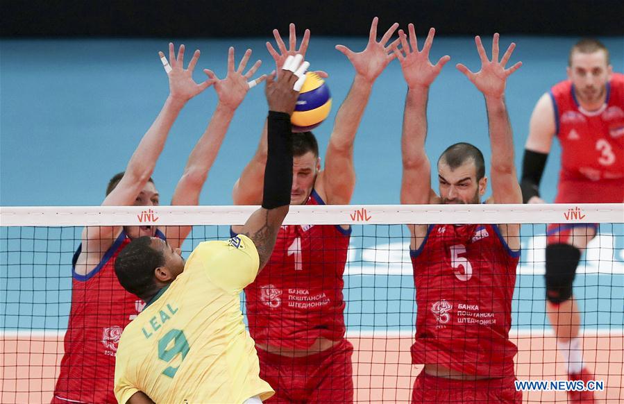 (SP)PORTUGAL-GONDOMAR-VOLLEYBALL-FIVB NATIONS LEAGUE-BRAZIL VS PORTUGAL