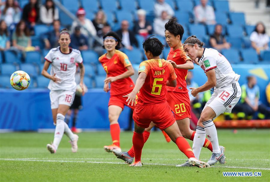 (SP)FRANCE-LE HAVRE-2019 FIFA WOMEN'S WORLD CUP-GROUP B-CHINA-SPAIN