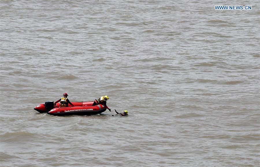 CHINA-SHANGHAI-EMERGENCY RESCUE DRILL (CN)