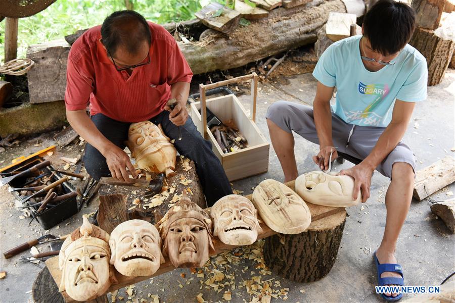 CHINA-GUIZHOU-DEJIANG-NUO MASK MAKING (CN)