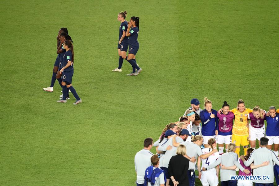 (SP)FRANCE-PARIS-FIFA WOMEN'S WORLD CUP-QUARTERFINAL-FRA VS USA