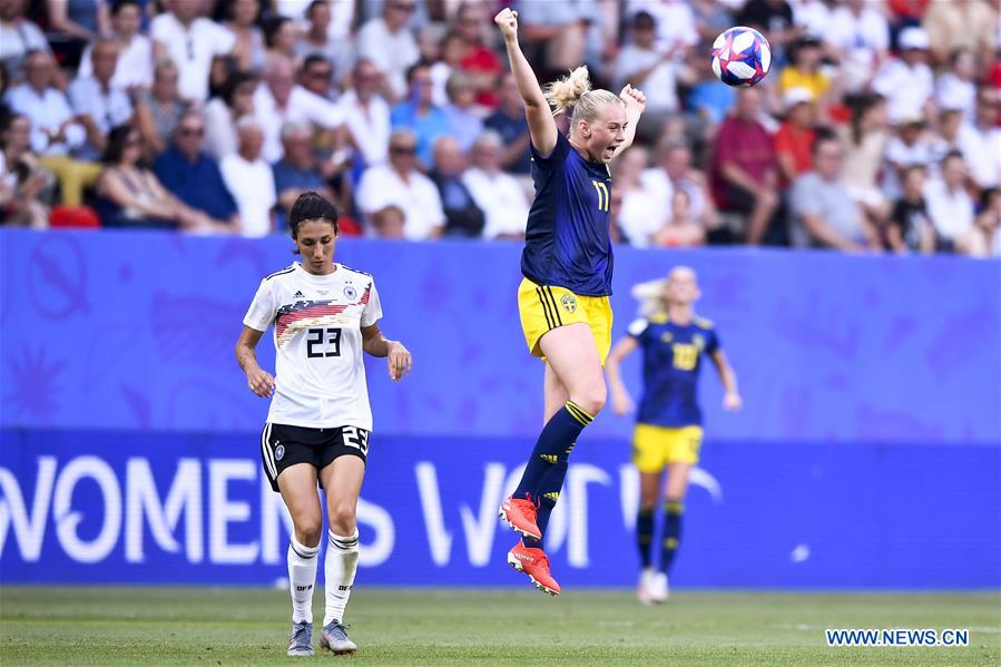 (SP)FRANCE-RENNES-FIFA WOMEN'S WORLD CUP-QUARTERFINALS-GER VS SWE