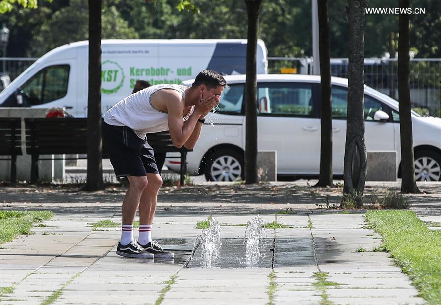 GERMANY-BERLIN-HEATWAVE