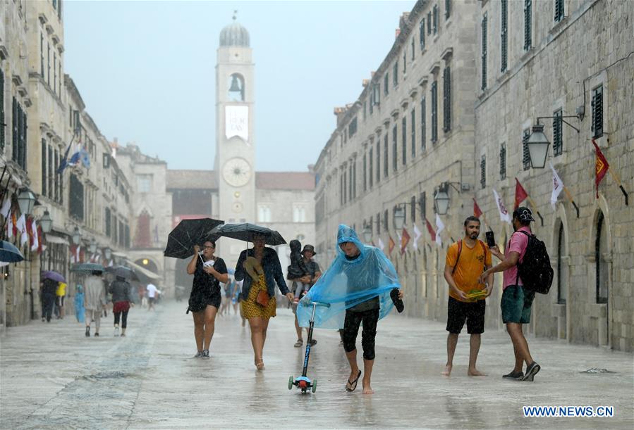 CROATIA-DUBROVNIK-STORM