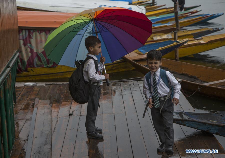 KASHMIR-SRINAGAR-RAINS