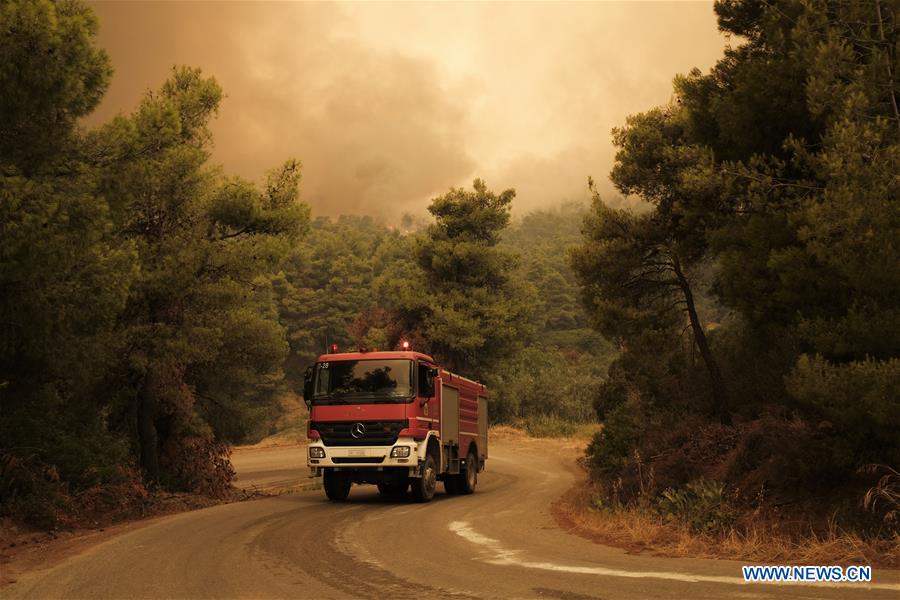 GREECE-EVIA ISLAND-WILDFIRE