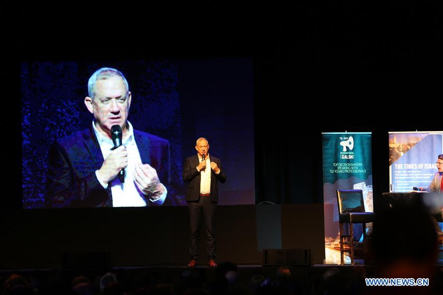 ISRAEL-TEL AVIV-BENNY GANTZ-ELECTION CAMPAIGN