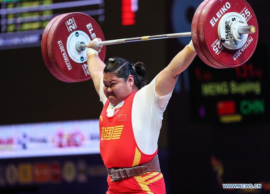 (SP)THAILAND-PATTAYA-WEIGHTLIFTING CHAMPIONSHIPS-WOMEN'S +87KG