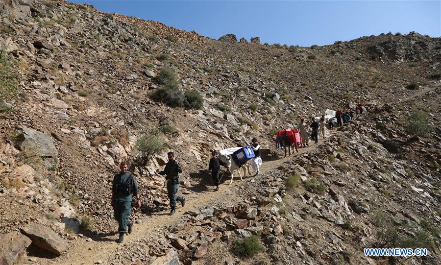 AFGHANISTAN-PANJSHIR-ELECTION MATERIALS-TRANSPORT