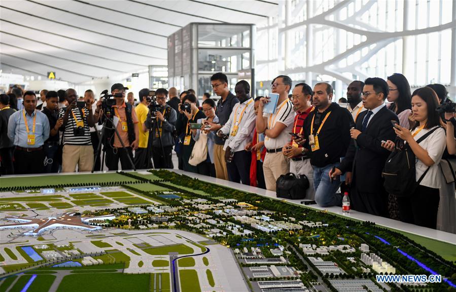 CHINA-BEIJING-NEW AIRPORT-JOURNALISTS-VISIT (CN)