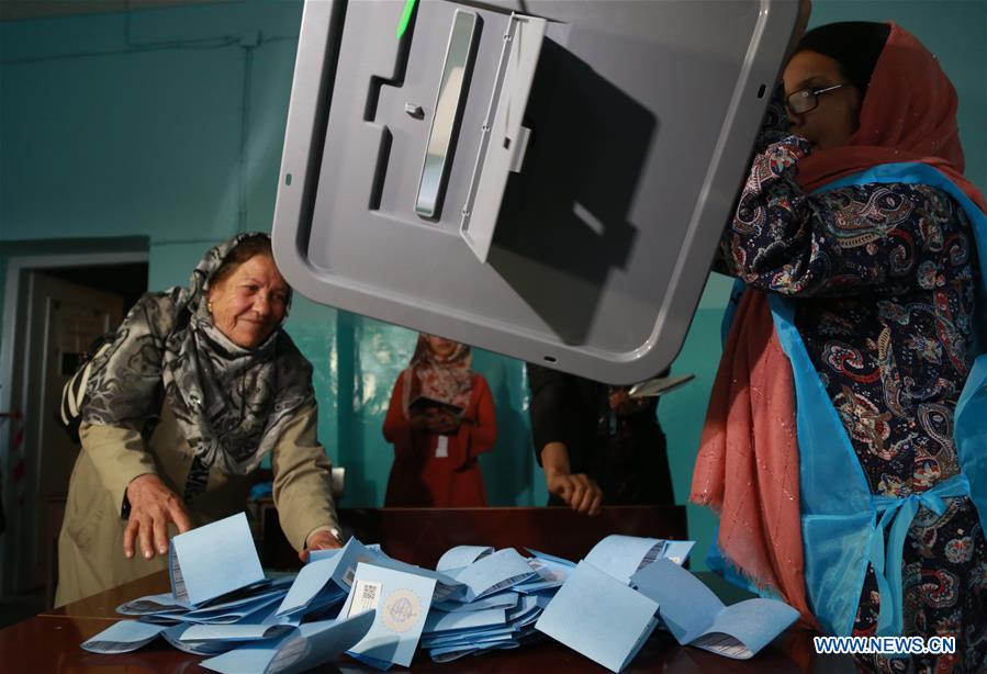 AFGHANISTAN-KABUL-PRESIDENTIAL ELECTION-TALLYING