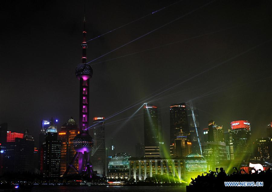 CHINA-SHANGHAI-LIGHT SHOW (CN)