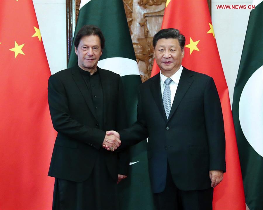 CHINA-BEIJING-XI JINPING-PAKISTANI PM-MEETING (CN)