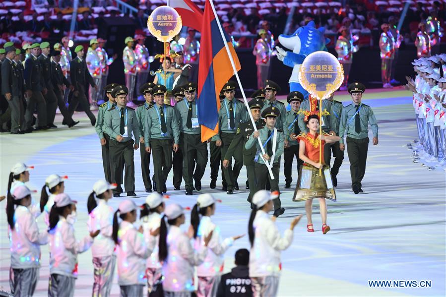 (SP)CHINA-WUHAN-7TH MILITARY WORLD GAMES-OPENING CEREMONY