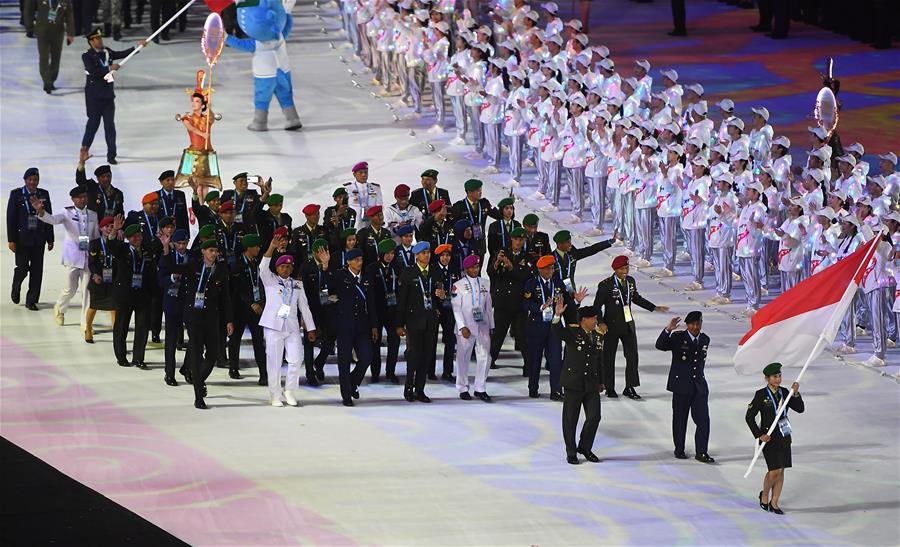 (SP)CHINA-WUHAN-7TH MILITARY WORLD GAMES-OPENING CEREMONY