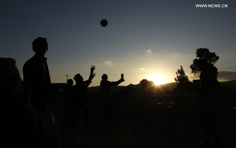 YEMEN-SANAA-SUNSET