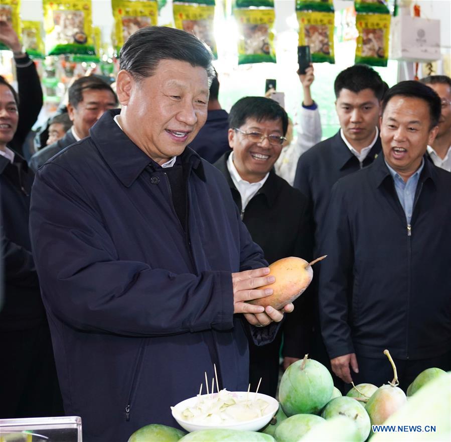 CHINA-KUNMING-XI JINPING-INSPECTION (CN)