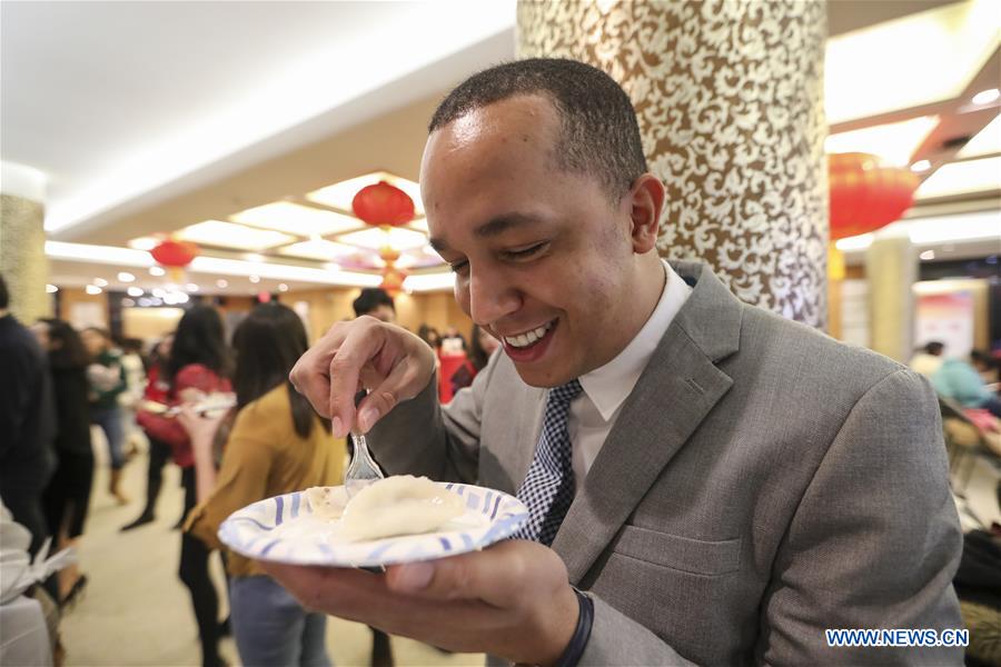 U.S.-NEW YORK-CHINESE NEW YEAR-STUDENTS-CELEBRATION