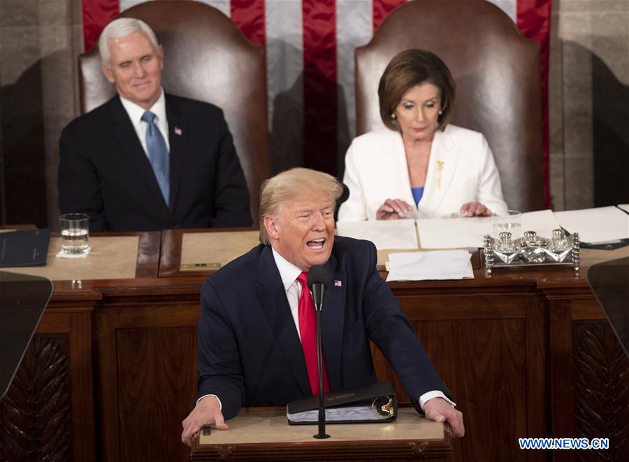 U.S.-WASHINGTON D.C.-TRUMP-STATE OF THE UNION-ADDRESS