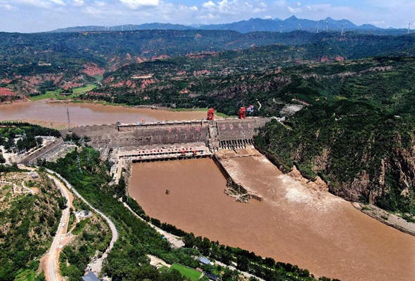 三门峡水库降至汛限水位以下